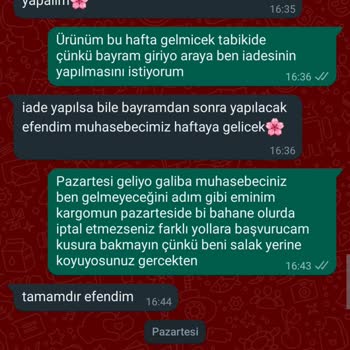 MyDiamond Butik My Diamond Butik Ücretini Ödediğim Siparişi 2.5 Haftadır Göndermiyor