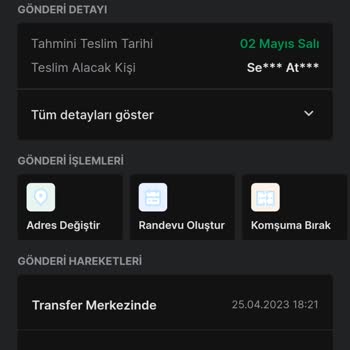 Trendyol Ekspress Kargo Gecikmesi