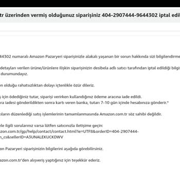 Desibela Kargo Teslim Edilme Tarihinin Geçmesi Ve Satıcının Ürünü İptal Etmesi