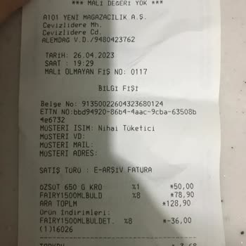 A101 Özsüt Sefer Usta Krokanlı Pasta Mağduriyeti