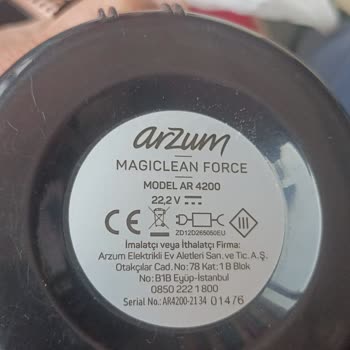 Arzum Ar 4200 Dik Süpürge