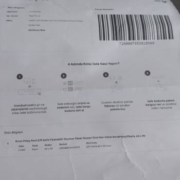Trendyol Aynı Üründen 2 Tane Sipariş Verdim Ama Tek Olarak Geldi.