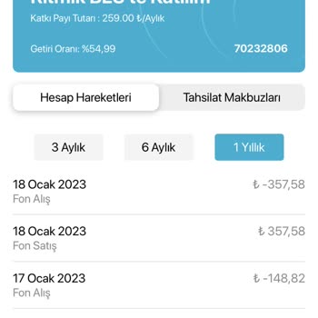Türkiye Hayat Emeklilik Fon Değişikliği İçin Haberim Olmadan 8.000 Kesildi
