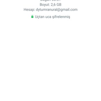 WhatsApp Yedeklenmiş Veriye Hata Veriyor Yükleyemiyor.
