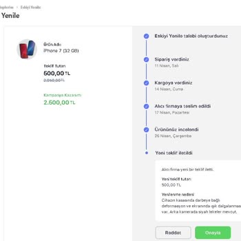 Hepsiburada Eskiyi Yenile Mağduriyeti