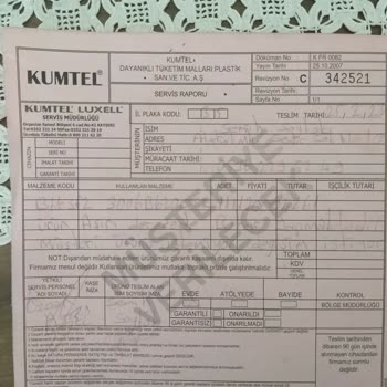 Luxell Fırın Arızası Giderilmemesi