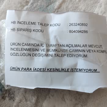 Atasun Optik Değişim İsteği İçin Yaklaşımı...