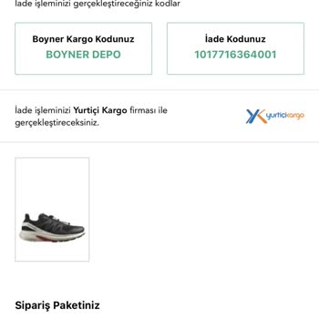 Boyner Ayakkabımı Tekrar Göndermiyor
