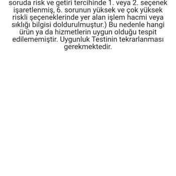 VakıfBank Uygunluk Testi Tamamlanmıyor