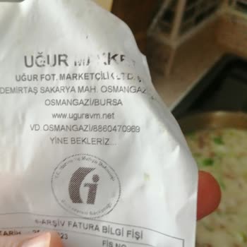 Bursa Uğur Market Kıyma Diye Yağ Satıyor