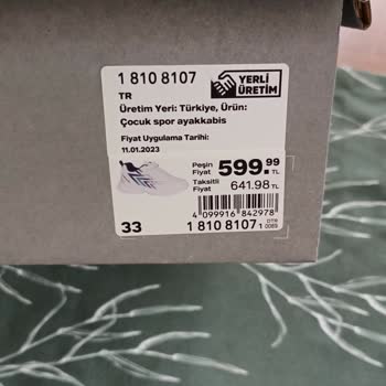 Deichmann 10 Günde Çöp Olan Victory Vty Marka Çocuk Spor Ayakkabı!