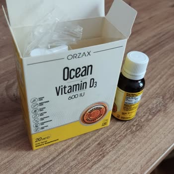 Orzax İlaç Ocean Vitamin D3 Kusurlu Ürün