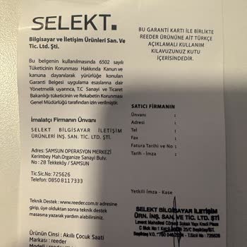 Reeder Kiddo Akıllı Saat