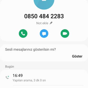 0850 484 22 83 Numaraların Verdiği Rahatsızlık