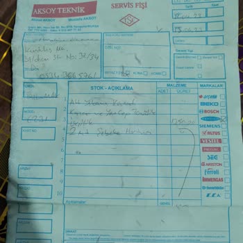 Aksoy Teknik Beyaz Eşya ve Kombi Servisi (Bursa) Bulaşık Makinesi Arızası!