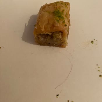 Alimoğlu Baklava Baklavanın Ortasından Geçen Uzun Bir Saç Kılı🤮