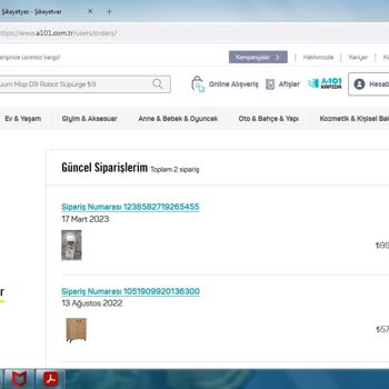 A101 Siparişim 40 Gündür Gelmedi