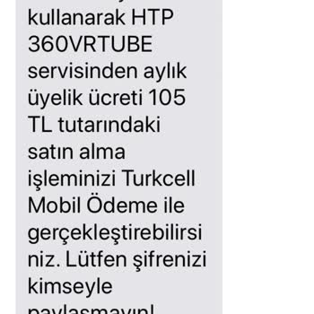 Turkcell Paycell VR 360 Tube Haksız Kazancı