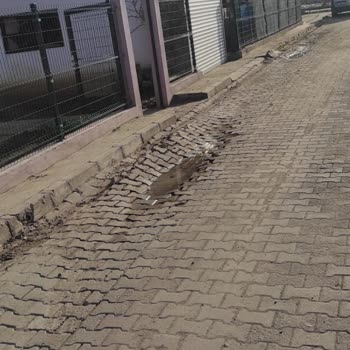 Silivri Belediyesi Taş Parke Tamir Ekibi Şikayeti