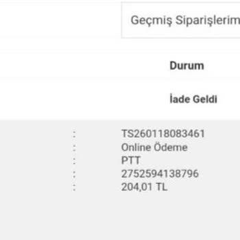 Para İadesi Yapılmış Gözüküyor?