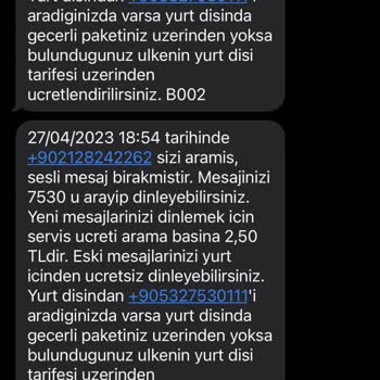 0850 484 18 97 Türk Telekom İnternet Paketinizi Yenileyelim Diye Yanıltıyorlar