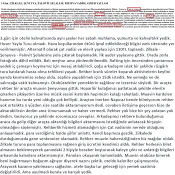 Binhan Turizm (Ankara Gezi Rehberiniz) İle Karadeniz Ve Batum Aksaklıkları