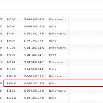 Hızlıbahis 10.650 TL Param Silindi