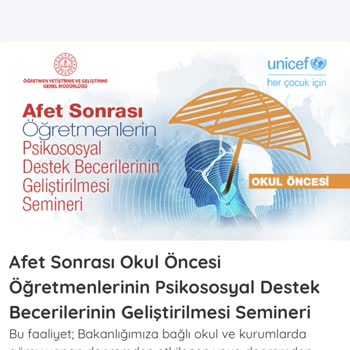 EBA (Eğitim Bilişim Ağı) Nisan Seminer Videosu Mebbis De Gözükmüyor