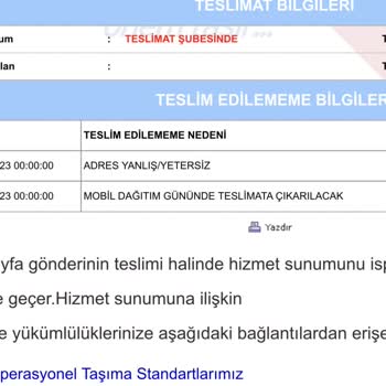 Aras Kargo Afor Şubesi Kargoyu Getirmiyor!