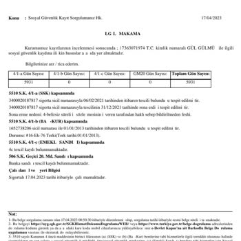 SGK EYT Tahsis Numarası