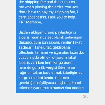 Aliexpress İade Kargo Ücreti Sorunu