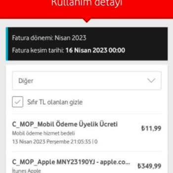 Vodafone Haksız İşlem Ödemesi