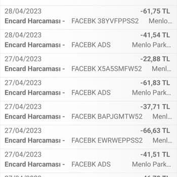 Enpara Card'ımı Çalıp Facebook Menlo Park Adı Altında Para Çekenlerden Paramı Geri İstiyorum.