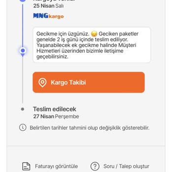MNG Kargo Gürsel Şubesi Kargomu Teslim Etmediği Gibi Yalan Söylüyor!