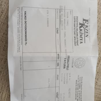 Ekzen Kimya Endüstriyel Malzemeler Ekzen Kimya Sürmene Bıçakları