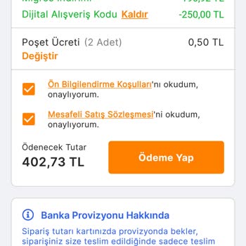 Momento Hediye Puan Kullanamama