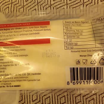 A101 Nimet Baklavalık Yufka