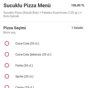 Pizzaköy'den Sipariş Ettiğim Sucuklu Pizzada Yanıltıldım