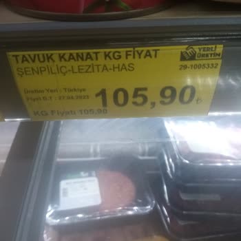 Hakmar Gıda 49 Lira Olan Tavuk Kanadının 1 Hafta Geçmeden 105 Lira Olması😠😠