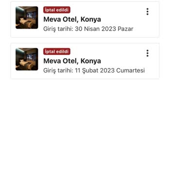 Meva Hotel Otel Rezervasyonu İptal Sorunu