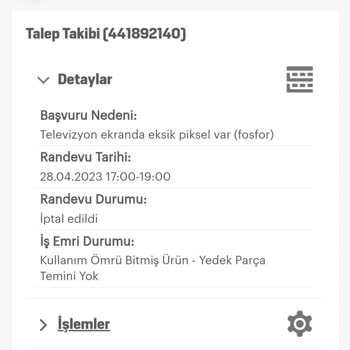Arçelik Televizyon Değişim Talebine Cevap Vermiyorlar.