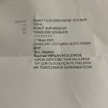 Tefal Media Markt Robot Süpürge Problemi