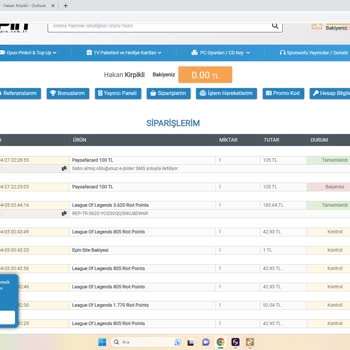 epin.com.tr Kod Gelmedi