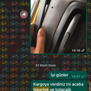 ÇÇS Çanta Ççs Valiz Yedek Parçaları Göndermiyor.
