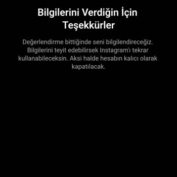Instagram Kapatılması İçin Bildirim Geldi Sebepsizce