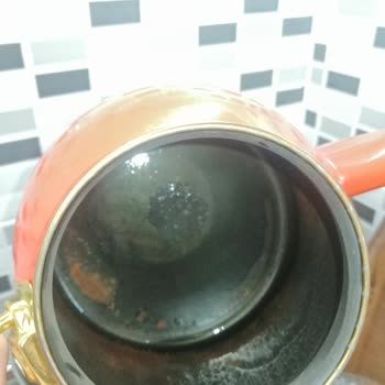 Bambum Paslanan Emaye Çaydanlık