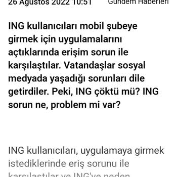 ING Mağdur Etti