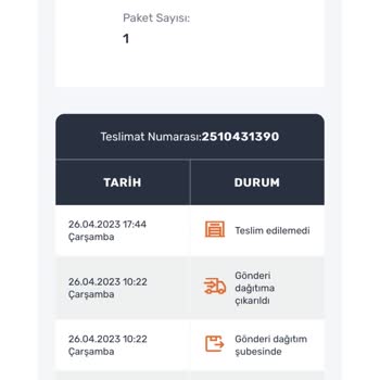 Aras Kargo'nun Acil Dememe Rağmen Teslim Etmemesi