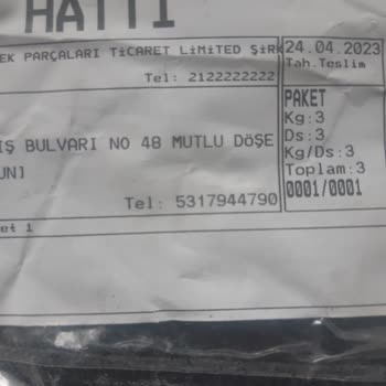 Mahan Otomotiv Ve Yedek Parçaları İstediğim Gibi Değildi