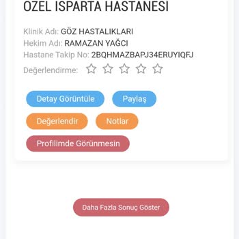 Özel Isparta Hastanesi Doktor İlgisizliği